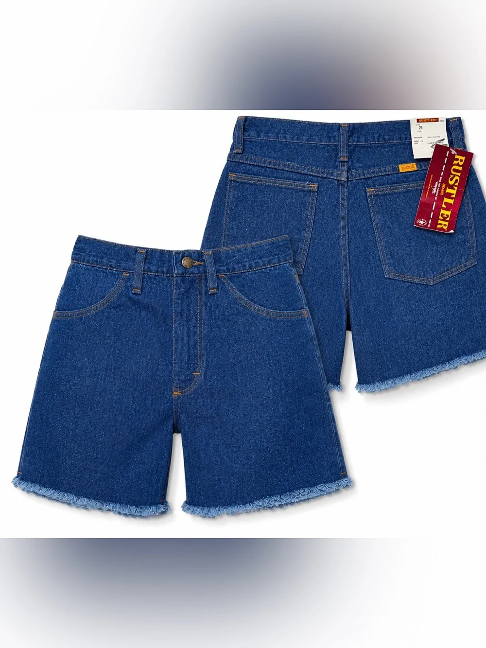 Rustler Indigo Denim Cutoff Shorts